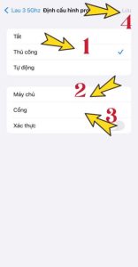 Cài proxy trên iPhone (iOS)