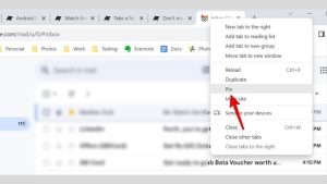cách ghim trang web trên chorme