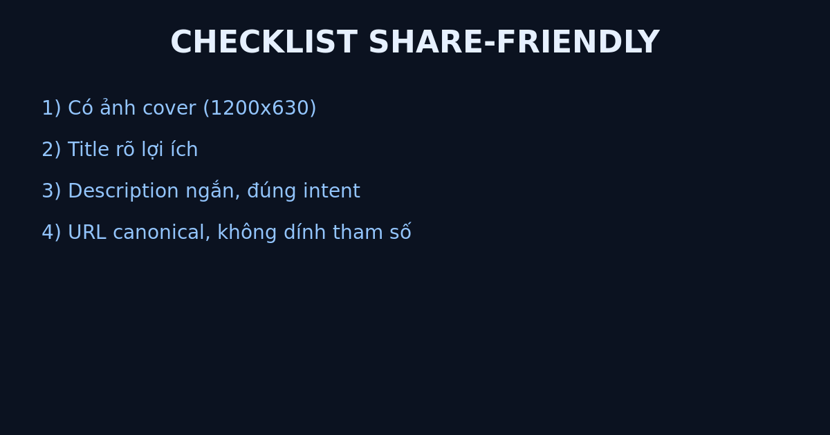 Checklist share friendly
