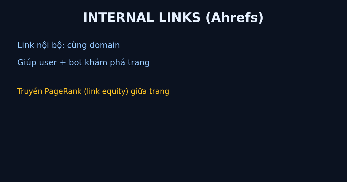Internal links là gì
